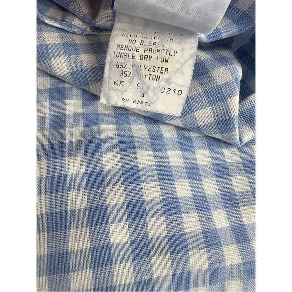 Vintage Y2K 90s Blue Gingham Bunny Girls Dress Size 3 - Picture 5 of 8